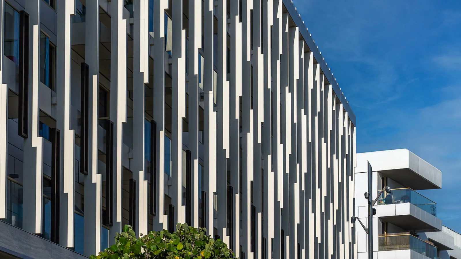 Hidd Al Saadiyat mixed-use facade and contemporary residences