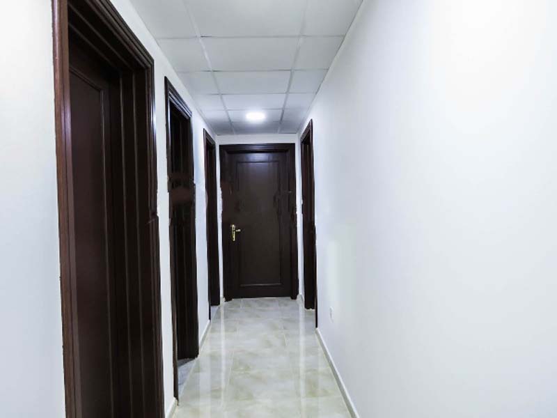 TCA-201 hallway